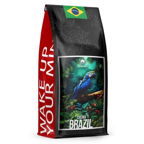 Kawa ziarnista BLUE ORCA COFFEE Brazylia Crema 1 kg