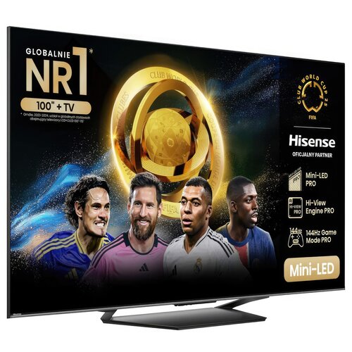 Telewizor HISENSE 75U7NQ 75" MINILED 4K 144Hz VIDAA Full Array Dolby Atmos Dolby Vision HDMI 2.1