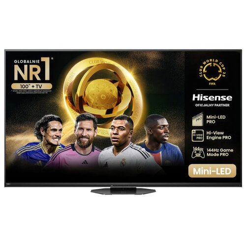 Telewizor HISENSE 75U8NQ 75" MINILED 4K 144Hz VIDAA Dolby Vision Dolby Atmos HDMI 2.1