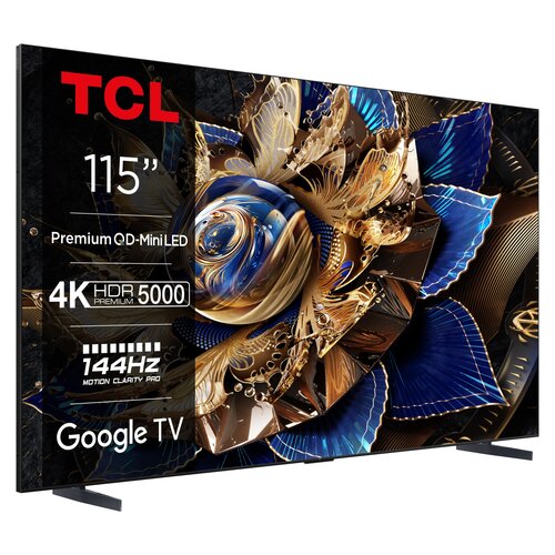 Telewizor TCL 115X955 115" Max Premium QD-Mini LED 4K 144HZ Google TV ONKYO System