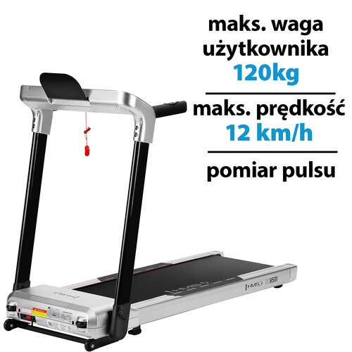 Bieżnia elektryczna HMS BE8501i 740W 12km/h