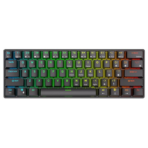 Klawiatura ROYAL KLUDGE RK61 RGB Brown Switch Czarny