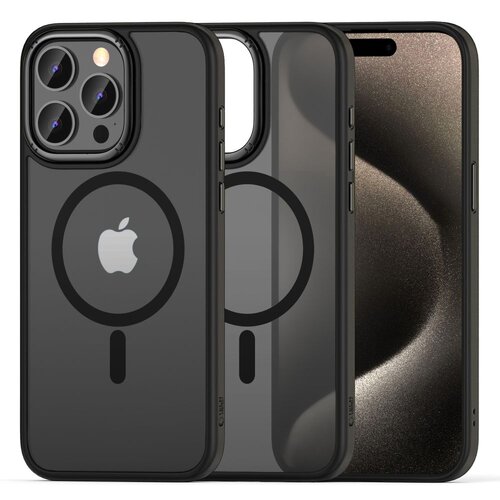 Etui TECH-PROTECT Magmat ”2” Magsafe do Apple iPhone 15 Pro Czarny Matowy