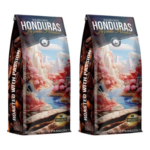 Kawa ziarnista BLUE ORCA COFFEE Honduras Fazenda Paradiso (Rzemieślnicza) (Specialty) 2 x 1 kg
