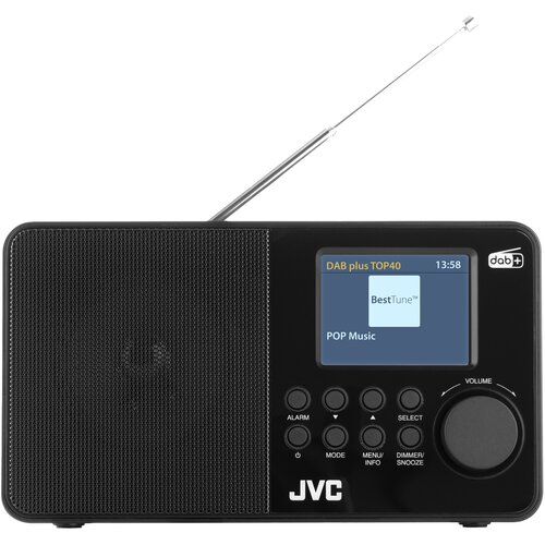Radio JVC RA-E611B Przenośne Czarny