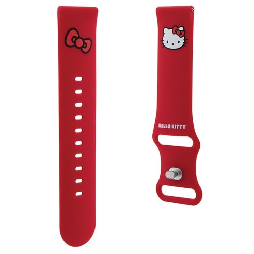 Pasek HELLO KITTY Silicone Kitty Head (46mm) Czerwony