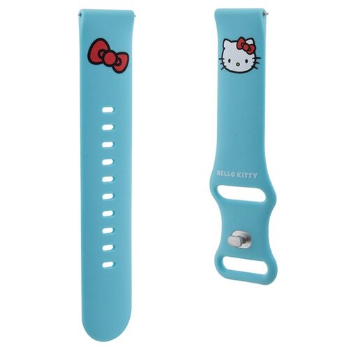 Pasek HELLO KITTY Silicone Kitty Head (40/41/42/44/45/46 mm) Niebieski