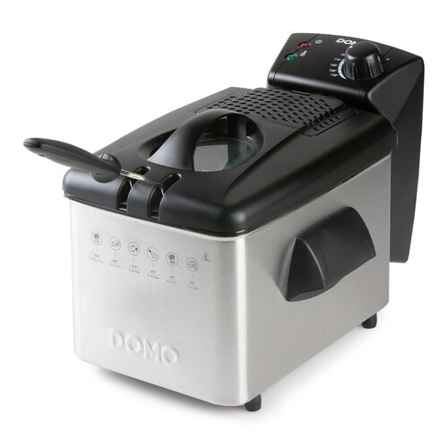Frytkownica DOMO DO464FR, 3l, regulacja temperatury, składana rączka