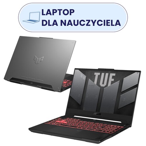 Laptop ASUS TUF Gaming A15 FA507NV-TT901W 15.6" IPS 144Hz R5-7535HS 16GB RAM 512GB SSD GeForce RTX4060 DLSS 3 Windows 11 Home