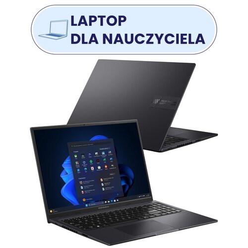 Laptop ASUS VivoBook 16X K3605VC-MB266W 16" IPS i5-13500H 16GB RAM 1TB SSD GeForce RTX3050 Windows 11 Home