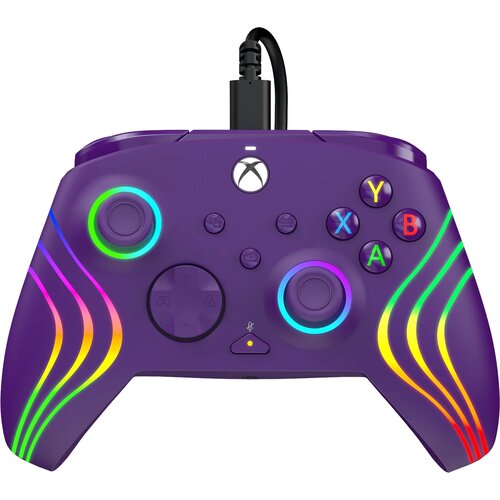 Kontroler PDP Afterglow Wave Xbox S/X/One/PC Fioletowy
