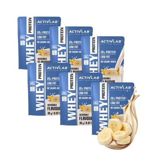 Odżywka białkowa ACTIVLAB Whey Protein WPC 85 Bananowy (6 x 30 g)