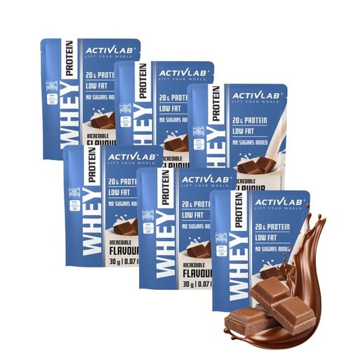 Odżywka białkowa ACTIVLAB Whey Protein WPC 85 Czekoladowy (6 x 30 g)