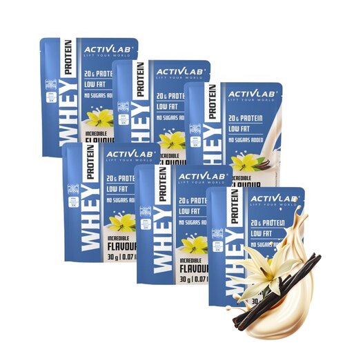Odżywka białkowa ACTIVLAB Whey Protein WPC 85 Waniliowy (6 x 30 g)