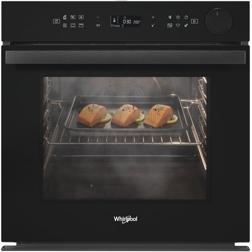 Piekarnik WHIRLPOOL AKZ9S 8260 FB Elektryczny parowy Czarny A+ Generator pary taca Air Fry Termosonda
