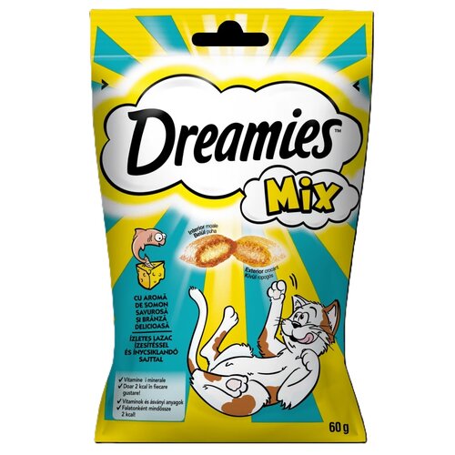 Przysmak dla kota DREAMIES Łosoś z serem 60 g