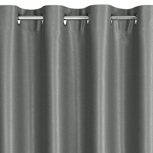 Zasłona EUROFIRANY Selina 140 X 250 cm Stalowy