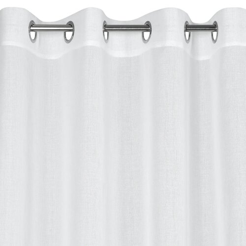 Firana gotowa EUROFIRANY Margo 140 x 250 cm Biały