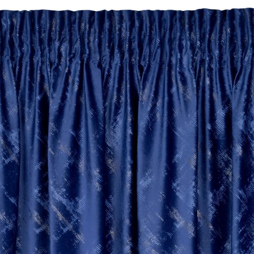 Zasłona EUROFIRANY Adria 140 x 270 cm Granatowy