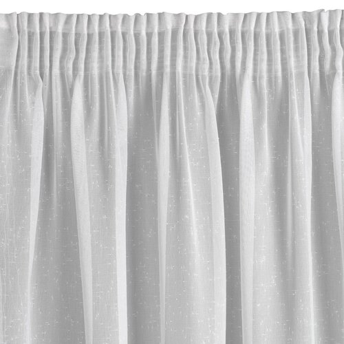 Firana gotowa EUROFIRANY Angela 400 x 145 cm Biały