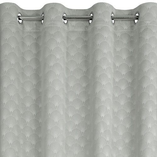 Zasłona EUROFIRANY Julia 140 x 250 cm Stalowy