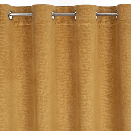 Zasłona EUROFIRANY Lili 140 x 250 cm Żółty