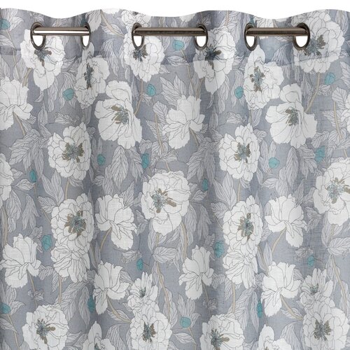 Zasłona EUROFIRANY Fabia 386933 140 x 250 cm Popielato-biały