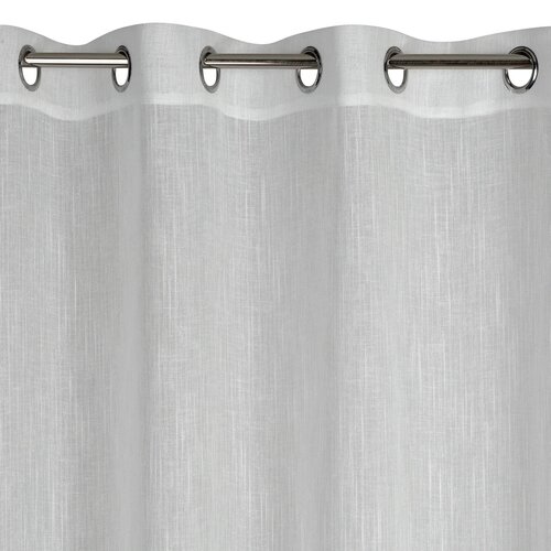 Firana gotowa EUROFIRANY Carla 140 x 250 cm Biały