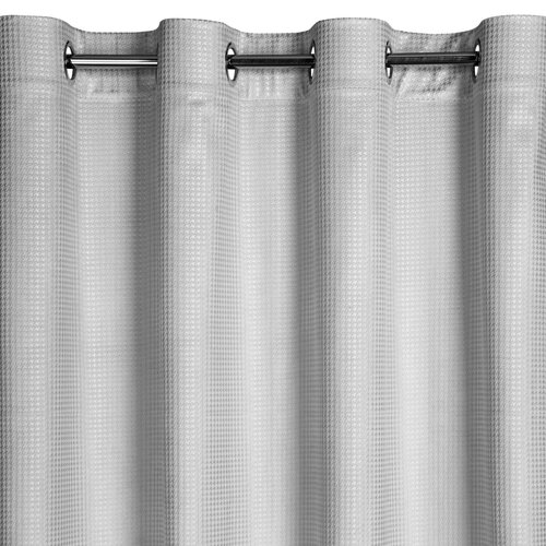 Zasłona EUROFIRANY Darcy 140 x 250 cm Srebrny