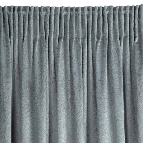 Zasłona EUROFIRANY Riva 140 x 270 cm Stalowy