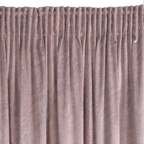 Zasłona EUROFIRANY Riva 140 x 270 cm Różowy