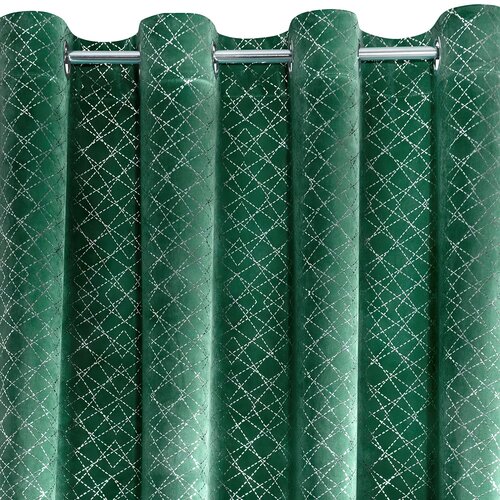 Zasłona EUROFIRANY Design 91 Moly 140 x 250 cm Zielony