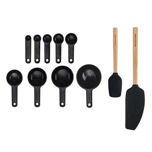 Zestaw przyborów kuchennych KITCHENAID Onyx KQG492OHOBE Czarny (11 elementów)