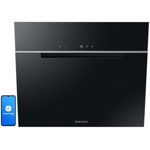 Okap SAMSUNG Smart NK24C7070WB Czarne szkło 752m3/h 68dB klasa B