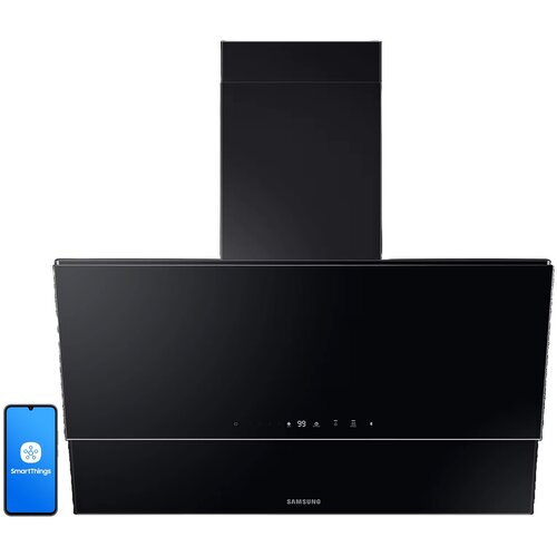 Okap SAMSUNG NK36C9804WB Czarne szkło 760m3/h 66dB klasa A+