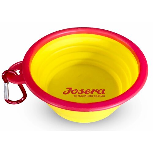 Miska JOSERA Podróżna 300 ml Żółto-czerwony