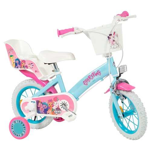 Rower dziecięcy TOIMSA My Little Pony 12 cali dla dziewczynki Błękitny