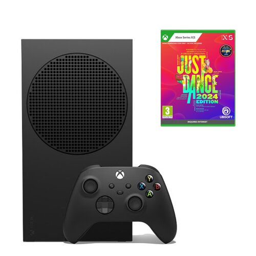 Konsola MICROSOFT XBOX Series S Carbon Black + Just Dance 2024 Gra XBOX SERIES X/S