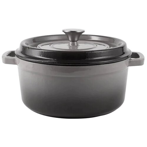Garnek żeliwny VINTAGE CUISINE VC2P2619BL20CP Szary 26 cm