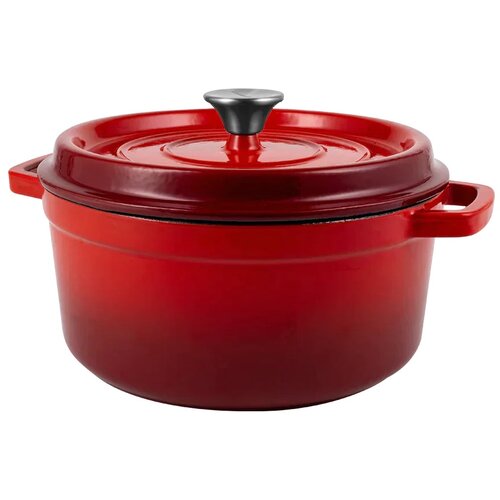 Garnek żeliwny VINTAGE CUISINE VC2P2619BL20CP Czerwony 26 cm