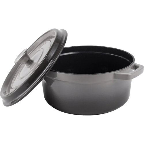Garnek VINTAGE CUISINE VC2P221GR20CP Szary Ombre 22 cm