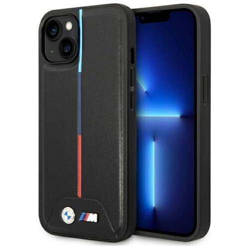 Etui BMW M Quilted Tricolor do Apple iPhone 15 Czarny