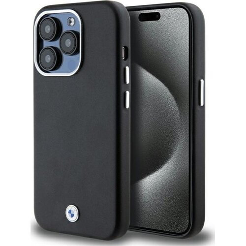 Etui BMW Signature Wrapped Metal MagSafe do Apple iPhone 14 Pro Max Czarny