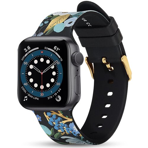 RIFLE PAPER CO. Band do Apple Watch 38 40 41mm Niebieski Pasek niskie ceny i opinie w Media Expert