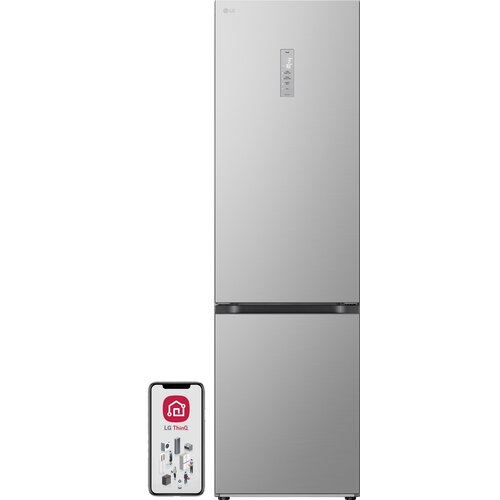 Lodówka LG GBV3210DPY No Frost 203cm Srebrna DoorCooling+ LinearCooling