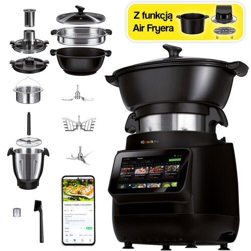 Wielofunkcyjny robot kuchenny ICOOOK PRO MRK-58 (WiFi) z wagą i funkcją Air Fryera