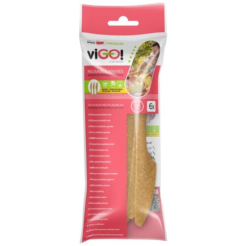 Noże wielokrotnego użytku VIGO Bio 7322506 (6 sztuk)