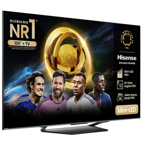 Telewizor HISENSE 85U7NQ 85" MINILED 4K 144Hz VIDAA Full Array Dolby Atmos Dolby Vision HDMI 2.1