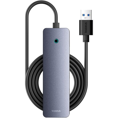 Hub BASEUS UltraJoy Lite 4w1 2 m USB 3.2 Gen. 1, Pasywny Szary