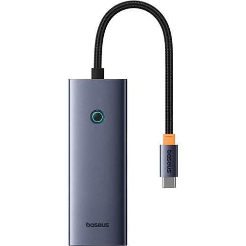 Hub BASEUS UltraJoy Series 5w1 0.22 m USB Typu C, Pasywny Szary